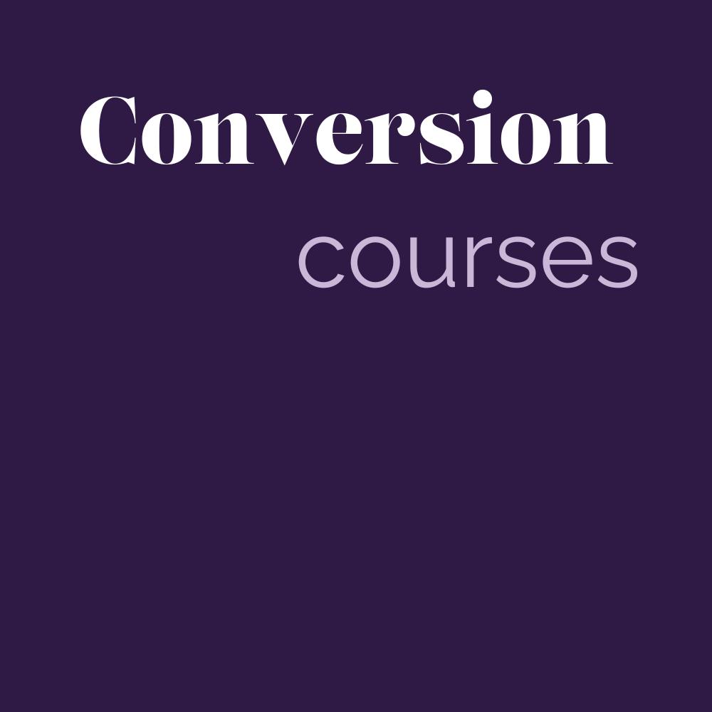 Training - Conversion Courses