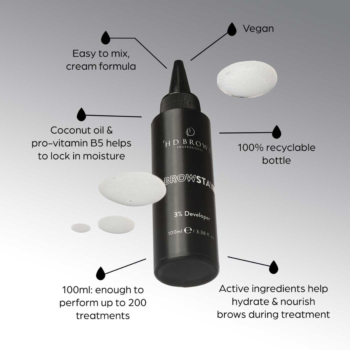 HD Brows BrowStay 3% Developer