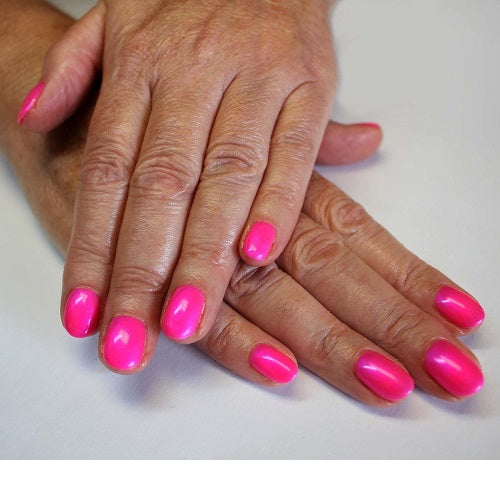 102 - Neon Pomegranate Ice - Gemini Nail Polish