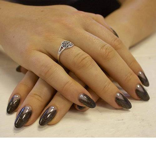 137 - Embellished Onyx - Gemini Nail Polish