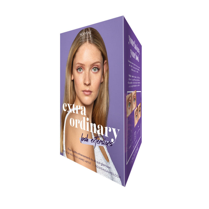 Nouveau Lashes Tri Strut Card - Lash Extensions