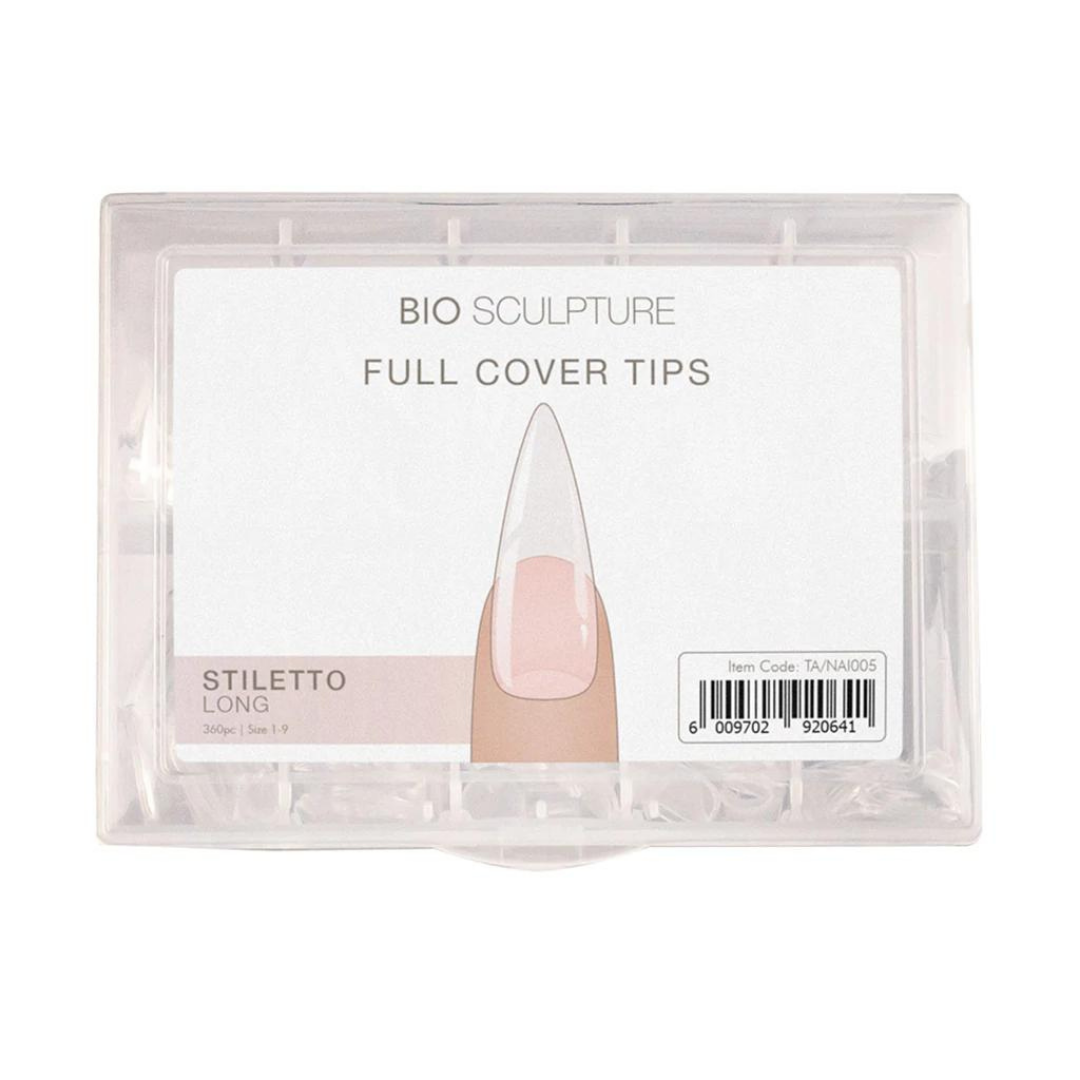 Full Cover Tips - Stiletto Long