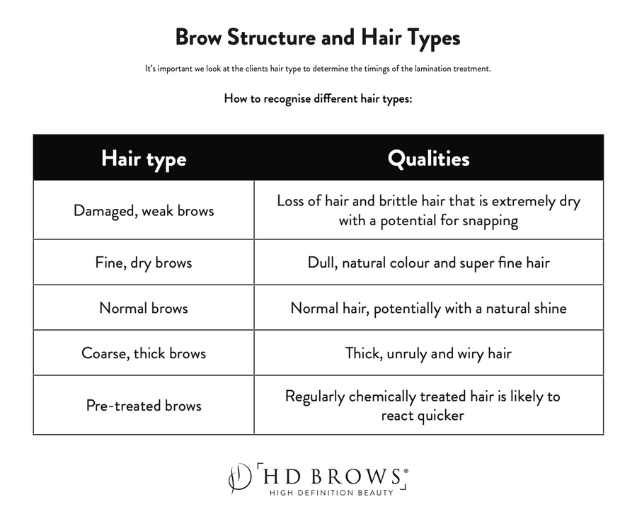 ColourExpert Brow Structure & Hair Types
