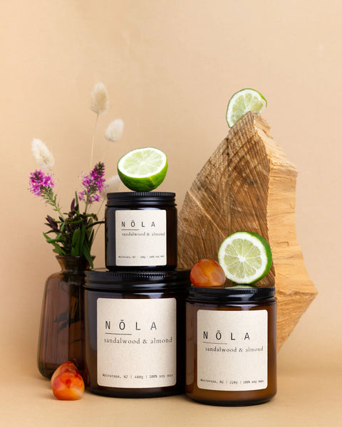 NŌLA Sandalwood & Almond Candle