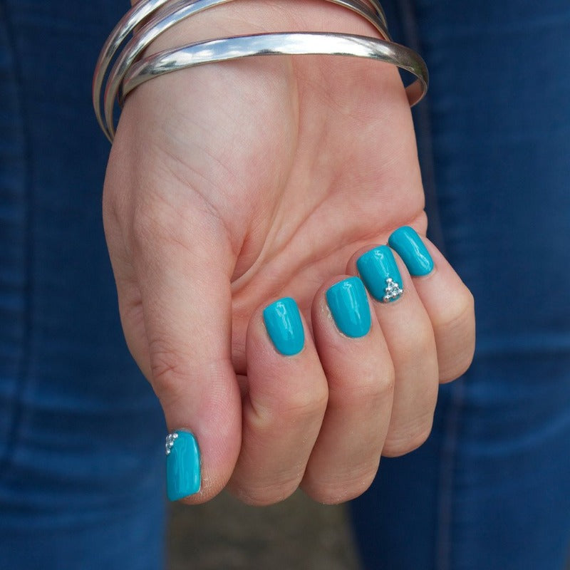 120 - Turquoise Tea Cup