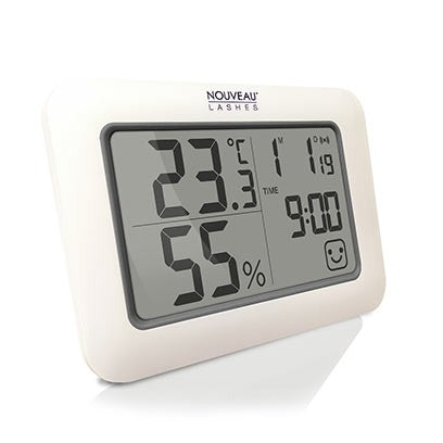 Nouveau Lashes Thermo Hygrometer With Timer