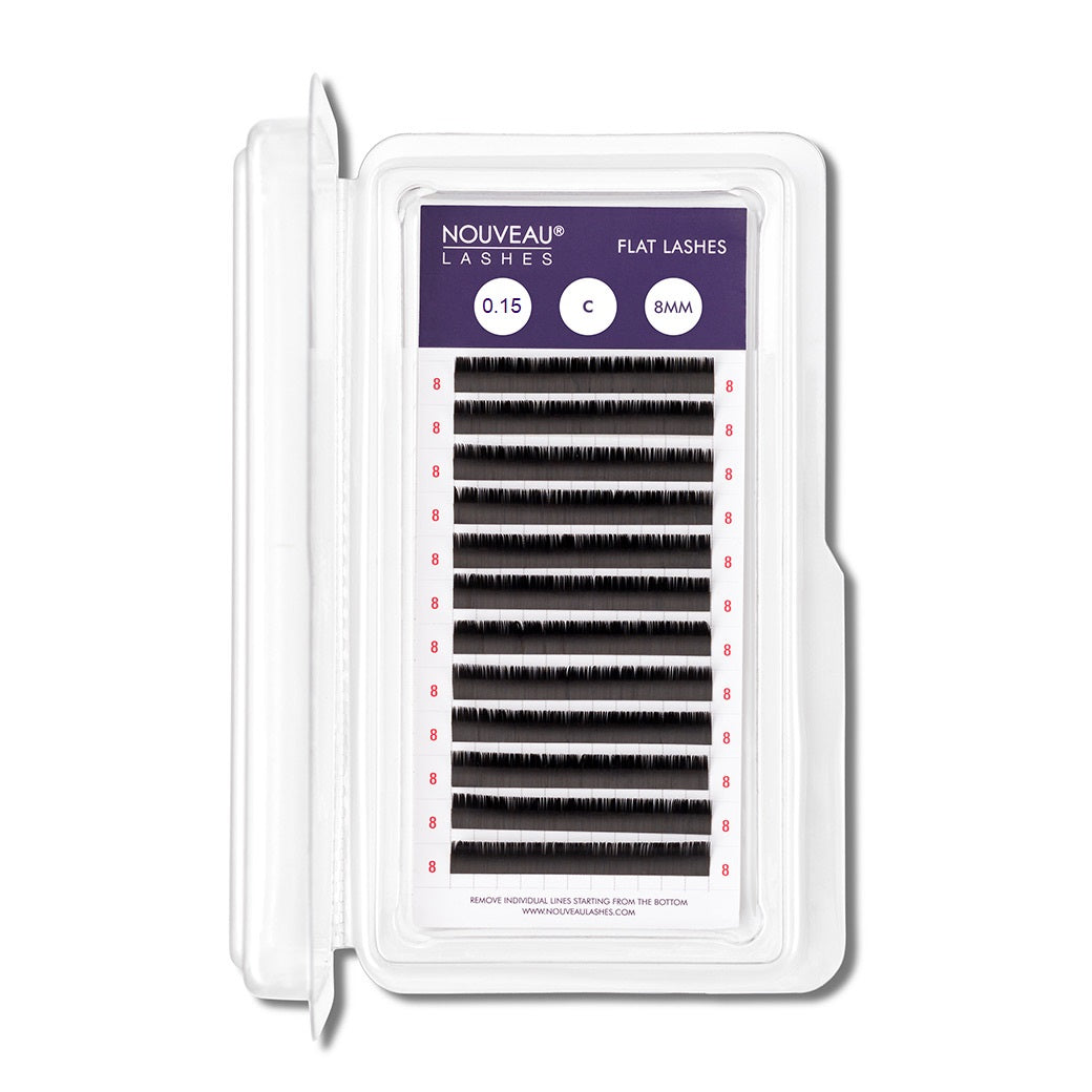 Nouveau Lash Extensions Flat Lashes Individual Length Pack