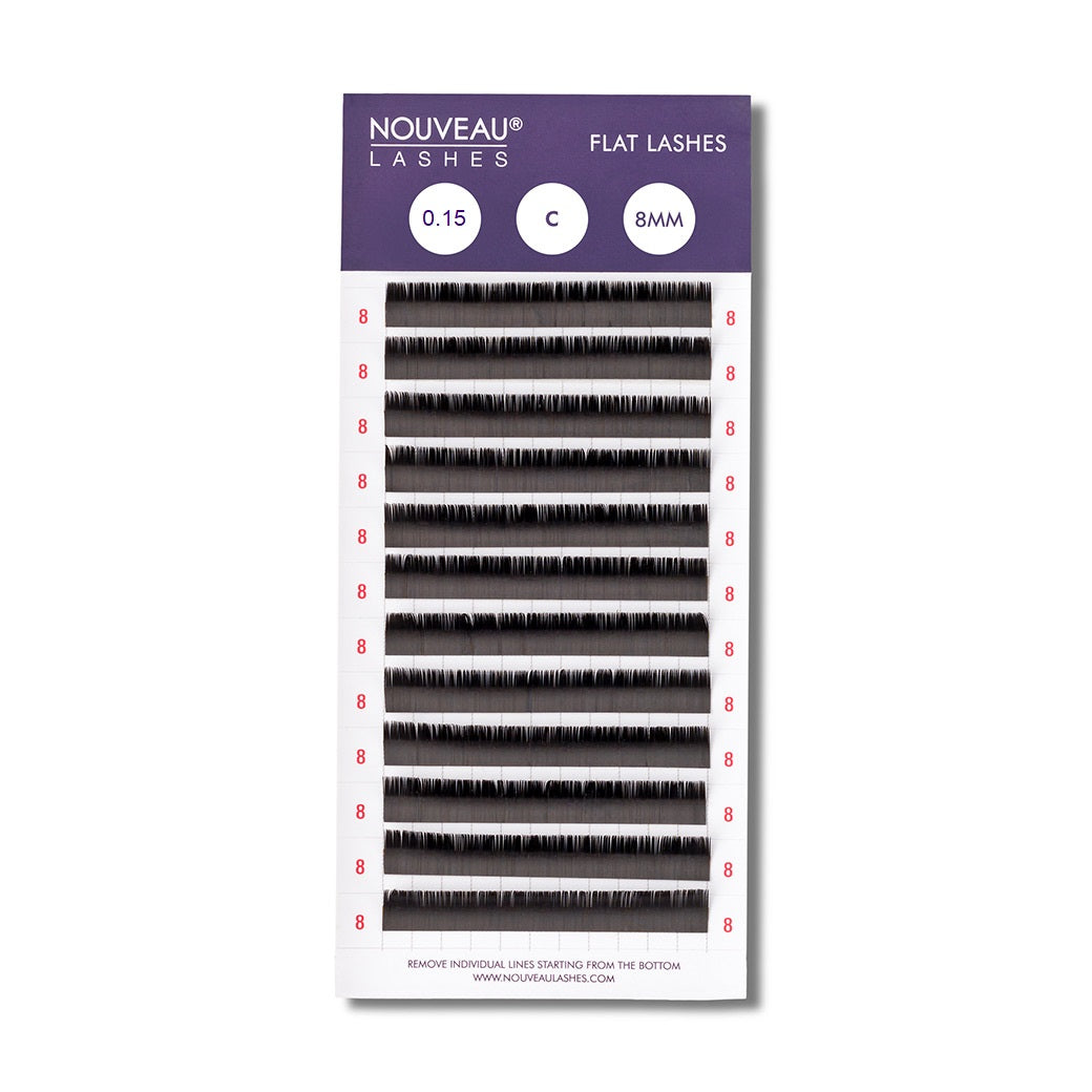 Nouveau Lash Extensions Flat Lashes Individual Length Pack